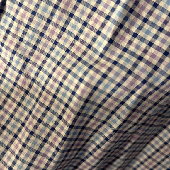 Blue Purple Checkered Shirt - Picture 2 of 3